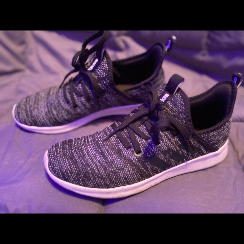 new black adidas shoes with box